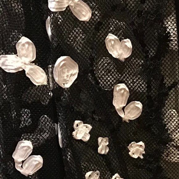 Lacy Sheer & Embellished Ladies Jacket - Picture 2 of 9